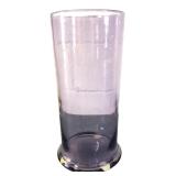 Tall Purple Glass Cylinder Vase 14x7