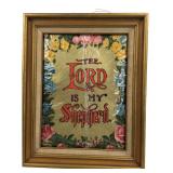 Framed The Lord is My Shepherd Print 16x20