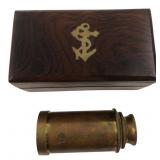Nautical Cove Brass Spyglass in Box