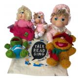 Hasbro Muppet Babies Plush Toys & Tote Bag Lot