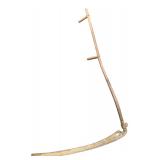 Vintage Wood and Metal Hand Scythe