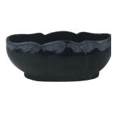Trevewood Inc. Black Ceramic Planter Bowl