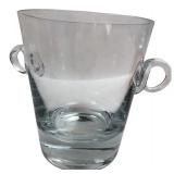 Lead Crystal Ring Handled Wine Bucket