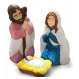 General Foam Plastics 3-Piece Nativity Blow Mold