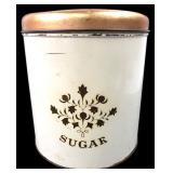 Vintage Metal Sugar Canister