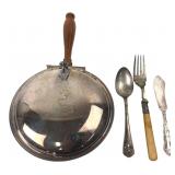 Sheffield Silent Butler & Oneida Silverware
