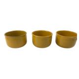 Ceramano W. Germany Yellow Ceramic Bowls
