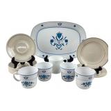 Noritake Blue Haven & Corelle Dinnerware Lot