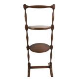 3-Tier Turned Wood Display Stand