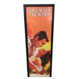 Framed Gone With The Wind Movie Poster