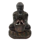 Bronze Seated Buddha Incense Burner
