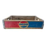 Pepsi-Cola Wooden Crate
