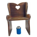 Rustic Wood Heart Cutout Child