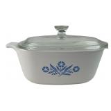 Corning Ware 1 1/2 Qt Blue Cornflower Casserole