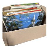 Box Lot of Vinyl Records - Mostly Elvis