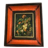 Italian Miniature Floral Still Life Artwork
