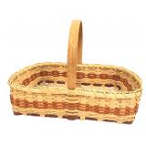 Rectangular Woven Splint Market Basket