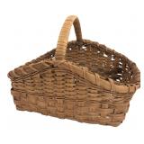 Woven Splint Wood Gathering Basket