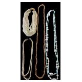 Gold Cake & LUC 925 Sterling Pearl Necklace Lot