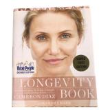 Cameron Diaz Signed First Ed Longevity Book