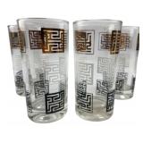 MCM Geometric Maze Highball Glasses Set of 4