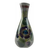 Mexican Hand-Painted Tonala Style Pottery Vase