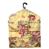 Floral Fabric Hanging Pocket Organizer
