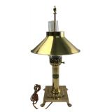 Orient Express Style Brass Table Lamp