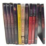 Mixed Lot of 9 Religious & Biblical DVDs