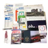 Corvette Mixed Ephemera Lot Directories & More