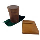 Oct. Buysse Gent Leather Cigar Case & Cylinder