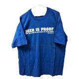 Gildan Beer Is Proof Ben Franklin Graphic T-Shirt