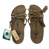 euroWellness Leather Butterfly Sandals Size 7.5