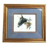 Mitchell Tolle "The Farmer" Framed Art