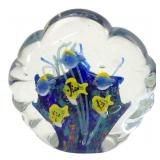 Art Glass Aquarium Fish Paperweight 5" H