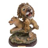 Goldenvale Collection Lion Family Figurine