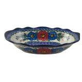 Polish Millena Boleslawiec Unikat Baking Dish 10"