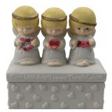 Hallmark Three Little Angels Trinket Box 6 in