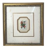 Framed 1999 US 33-Cent Tropical Flowers Stamps