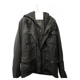 Marc Anthony Black Hooded Utility Jacket XL