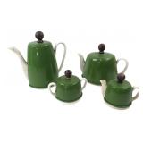 MCM Green Insulated Tea & Coffee Set