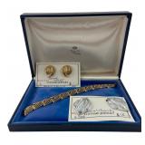 Monet 7" Bracelet Set & Sarah Coventry Earrings