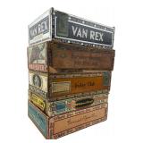 White Owl & Harvester Vintage Cigar Boxes