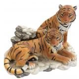 Homco Masterpiece Porcelain Siberian Tigers 1996