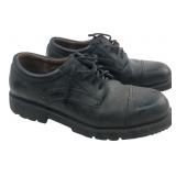 Dockers Black Leather Cap Toe Shoes Size 12M