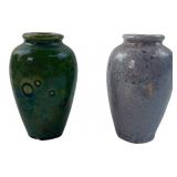 Signed Studio Pottery Miniature Vases