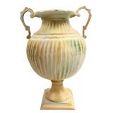 Painted Metal Neoclassical Style Urn