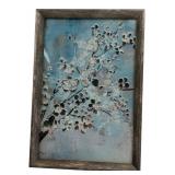 Maggie Signed Framed Floral Art