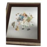 Murray Skoff Norman Rockwell Framed Mirror