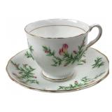Colclough Bone China Teacup & Saucer Pattern 6798